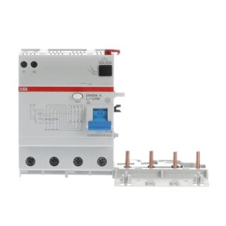 ABB - 2CSB204101R1630 - DDA204A-63/0,03 FI-Block für S204 4P,Typ A,63A,30mA