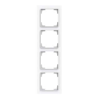 Busch-Jaeger - 2CKA001754A4861 - Abdeckrahmen 4-fach studioweiß  - Busch-art linear®  Busch-art linear®
