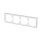 Busch-Jaeger - 2CKA001754A4861 - Abdeckrahmen 4-fach studioweiß  - Busch-art linear®  Busch-art linear®