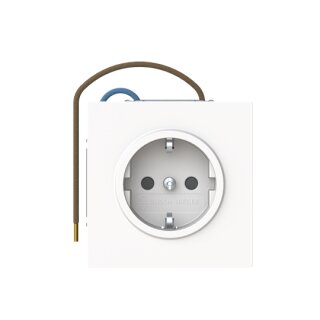 Busch-Jaeger - 2CKA002013A5518 - SCHUKO® Steckdose Safety+, studioweiß matt