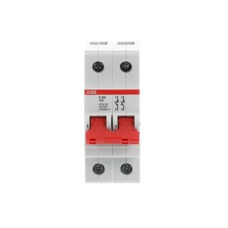 ABB - 2CDE282001R0080 - E202/80R Trennschalter 2P,80A,Schaltgriff rot