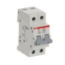 ABB - 2CDE282001R1025 - E202/25G Trennschalter 2P,25A,Schaltgriff grau