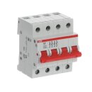 ABB - 2CDE284001R0125 - E204/125R Trennschalter 4P,125A,Schaltgriff rot