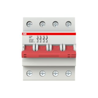 ABB - 2CDE284001R1080 - E204/80G Trennschalter 4P,80A,Schaltgriff grau