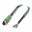 Sensor-Aktor-Kabel SAC-6P-M 8MS 5 m PUR halogenfrei 6-polig