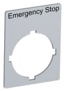 ABB - SK615552-15 - Textschild "Emergency Stop"...