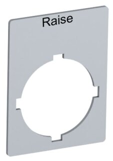 ABB - SK615552-25 - Textschild "Raise" für Schalter mit 1 Schaltstellung