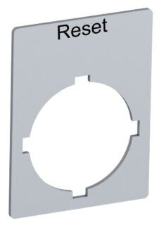 ABB - SK615552-27 - Textschild "Reset" für Schalter mit 1 Schaltstellung