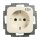 Busch-Jaeger - 2CKA002011A2159 - SCHUKO® Steckdosen-Einsatz mit Aufdruck "EDV"
