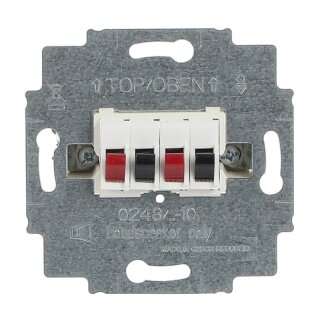 Busch-Jaeger - 2CKA000230A0403 - Stereo-Lautsprecher-Anschlussdose Mit Steckklemmen