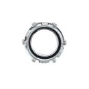 ABB - 7TAD012150R0002 - Gerade Metall-Verschraubung, fuer fluessigkeitsdichte Metall-Schutzschlaeuche, aus galvanisiertem Stahlguss mit