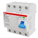 ABB - 2CSF204101U1250 - F204A-25/0,03UNV FI-Schutzschalter 4P, Typ A, 25A, 30mA,