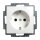 Busch-Jaeger - 2CKA002011A6232 - SCHUKO® Steckdosen-Einsatz mit Steckanschluss  Busch-balance® SI