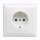 Busch-Jaeger - 2CKA002011A6242 - SCHUKO® Unterputz-Steckdose   Busch-balance® SI