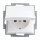 Busch-Jaeger - 2CKA002013A5384 - SCHUKO® Steckdosen-Einsatz mit Klappdeckel  Busch-balance® SI