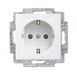 Busch-Jaeger - 2CKA002013A5483 - SCHUKO® Steckdosen-Einsatz mit Schraubanschluss  Busch-balance® SI