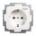 Busch-Jaeger - 2CKA002013A5320 - SCHUKO® Steckdosen-Einsatz mit Aufdruck "EDV"  Reflex SI/SI Linear