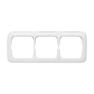 Busch-Jaeger - 2CKA001754A3732 - Abdeckrahmen mit Sichtfenster, waagerecht 3-fach alpinweiß - Reflex SI