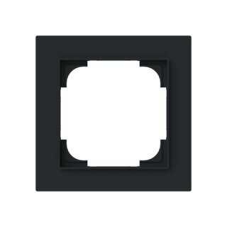 Busch-Jaeger - 2CKA001754A4840 - Abdeckrahmen 1-fach schwarz matt  - Busch-art linear®  Busch-art linear®