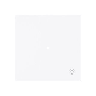 Busch-Jaeger - 2CKA006220A0928 - Wippe mit Aufdruck Symbol "Licht" 1-fach studioweiß - Busch-art linear®