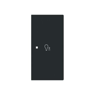 Busch-Jaeger - 2CKA006220A0963 - Wippe 2-fach rechts, mit Symbol "Dimmer" Symbol "Dimmen" 2-fach schwarz