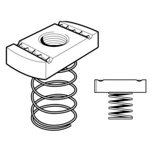 LEGRAND - PN101 - PN101 Federgleitmutter Lang EVZ M10