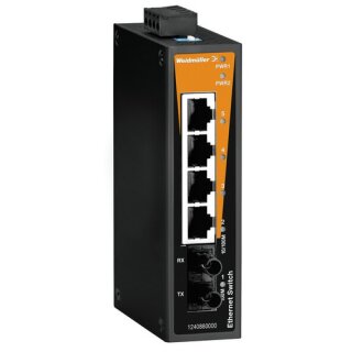 WEIDMÜLLER - 1240880000 - IE-SW-BL05-4TX-1ST Netzwerk Switch, unma