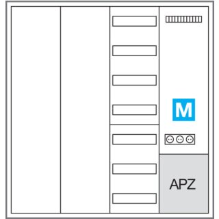 HAGER - ZB34VT7APZ2 - ZB34VT7APZ2 Systemschrank VF-7rh/APZ/MM