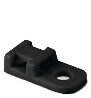HellermannTyton - 151-31101 - Schraubsockel 20,4x10,2 mm, schwarz