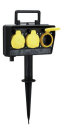 BACHMANN - 394.175 - 394.175 3f. Gartensteckdose mit...