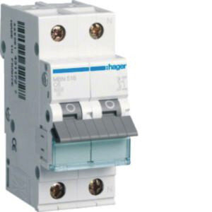 HAGER - MBN516 - MBN516 Sicherungsautomat 1p+N B-16A 6kA