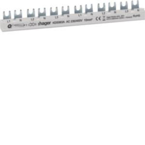 HAGER - KDS563A - KDS563A Phasenschiene 12 Module QuickBus