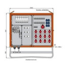 WALTHER - WV0576CR1 - WV0576CR1 Verteilerschrank 138kVA alls
