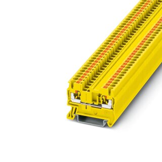 Durchgangsklemme PT 2,5 YE Push-in 24 A 800 V 1-polig gelb