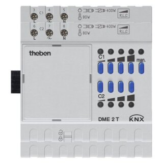 THEBEN - 4930275 - DME 2 T KNX 2-f. Universaldimmaktor MIX2