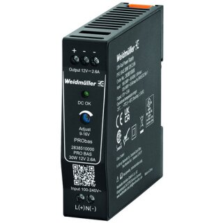 WEIDMÜLLER - 2838510000 - PRO BAS 30W 12V 2.6A Stromversorgung