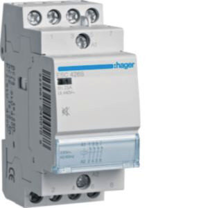 HAGER - ESC426S - ESC426S Schütz brummfrei 25A, 4Ö, 230V