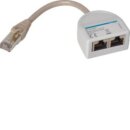 HAGER - HTG469H - HTG469H T RJ45 mit 1Stecker 2Buchsen