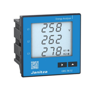 JANITZA - 5234002 - 5234002 UMG 96-S2 Backlight, 90-265V