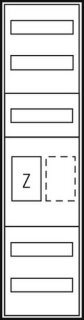 ABN - ES17BBXN - ES17BBXN Komplettschrank EFH/eHZ BB