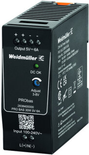 WEIDMÜLLER - 2838400000 - PRO BAS 30W 5V 6A Stromversorgung