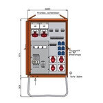 WALTHER - WV0434R1 - WV0434R1 Verteilerschrank 69kVA alls