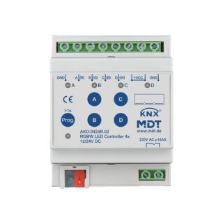 MDT - AKD-0424R.02 - AKD-0424R.02 LED Controller, RGBW, 4-fac