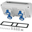 HENSEL - 20001454 - Mi CB 19 Mi Connection Box, 4x CEE 16A