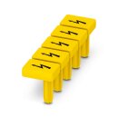 Warnschild WS PT 2,5 Blitzpfeil 5,2 mm Rastermaß...
