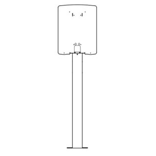 ABL - 100000237 - 100000237 Stele POLE Slim für 2x eM4Twin