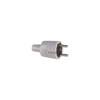 ABL - 1418080 - 1418080 SCHUKO PVC-Stecker, weiß