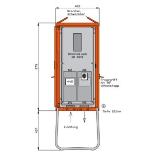 WALTHER - WA0011B - WA0011B Anschluss-Schrank