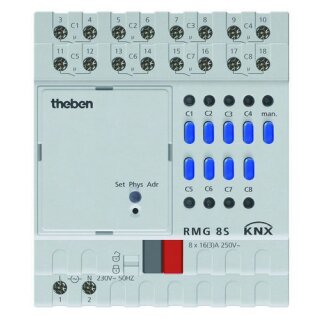 THEBEN - 4930220 - RMG 8 S KNX 8-fach Schaltaktor MIX2