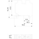 PE-Durchgangsklemme 16 mm² Schraubanschluss...